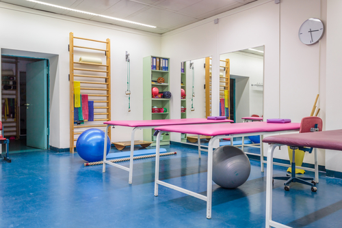Physical therapy rehabilitation centers are where patients go to work with physical therapists.